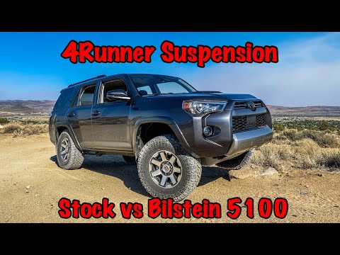 Видео: Обзор и обновление подвески 4runner — стандартная и Bilstein 5100