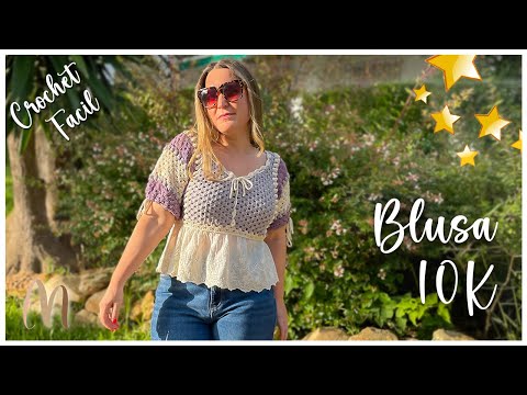 Видео: Крючком — Блузка, которую хотят все! Научись вязать прямо сейчас: Пошаговое руководство