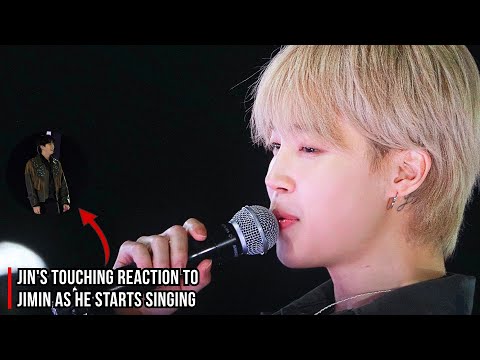 Видео: Только что раскрыто! Когда Чимин начал петь на сцене, Джин трогательно посмотрел на него!