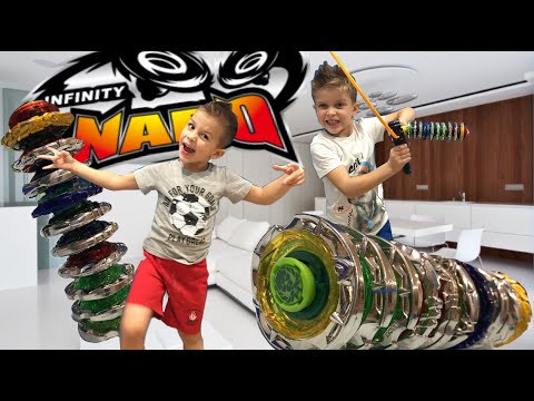 Видео: Самый ГИГАНТСКИЙ ИНФИНИТИ НАДО уничтожает все волчки соперника! // KiFill boys