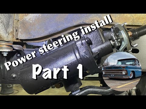 Видео: Установка гидроусилителя руля на мой Chevrolet C10 1966 года, часть 1