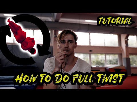 Видео: Как Сделать Задний Винт | по двум техникам | How to do full twist | two techniques