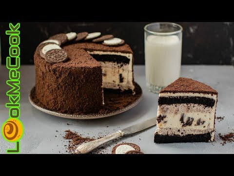 Видео: ТОРТ ОРЕО С ЧИЗКЕЙКОМ ОРЕО. Рецепт приготовления шоколадного бисквита. Чизкейк ОРЕО внутри