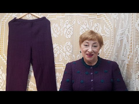 Видео: Брюки зимние. Мастер-класс по вязанию крючком от О. С. Литвиной.