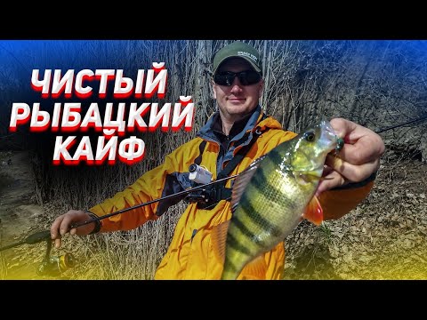 Видео: Рыбалка на ультралайт весной микроджиг ловля окуня на спиннинг