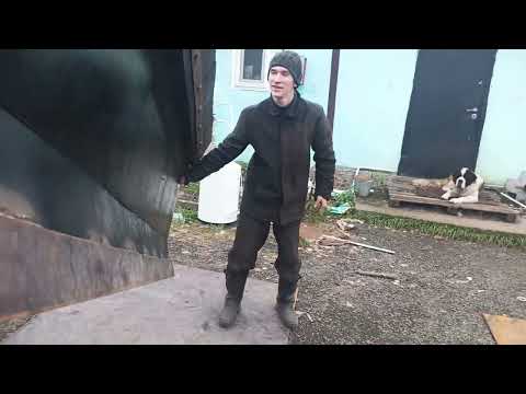 Видео: Гидроповоротный отвал на кун, модернизация. 