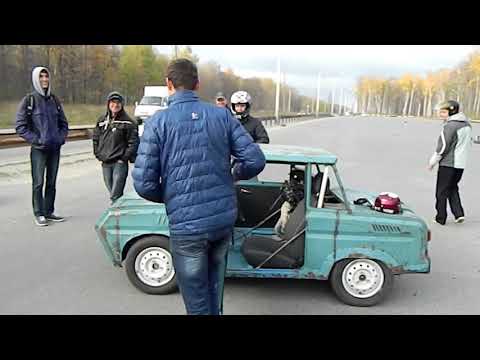 Видео: инвалидка с двигателем от спорт байка ч. 2 ( полная версия )