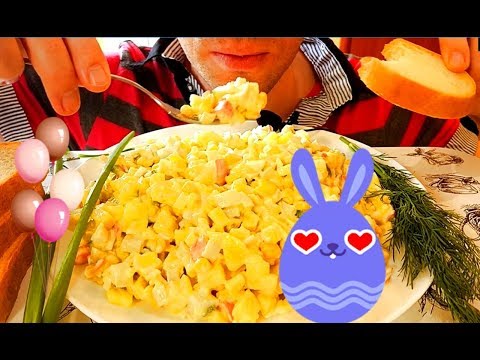 Видео: АСМР | МУКБАНГ | КРАБОВЫЙ САЛАТ | ASMR | CRAB SALAD | MUKBANG | eating show | 먹방