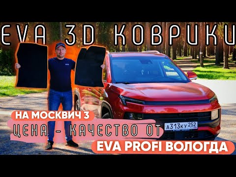 Видео: Eva коврикив в Москвич 3 от EVA Profi Вологда 🔥#рекомендации #eva #аксессуары #москвич3 #топчик