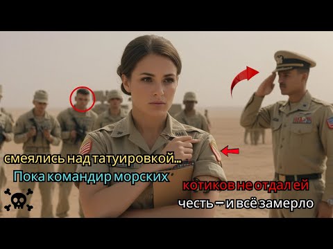 Видео: Они смеялись над татуировкой… Пока командир морских котиков не отдал ей честь — и всё замерло