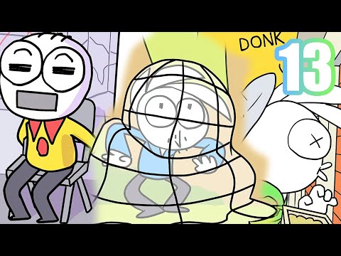 Видео: ЖИВИ С САМИМ СОБОЙ!｜13 серия (Webtoon комикс на русском)