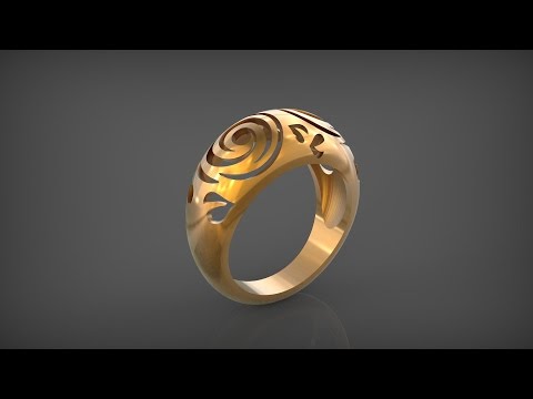 Видео: Кольцо. Ring Tutorial. Rhinoceros 3D. #SantaYork
