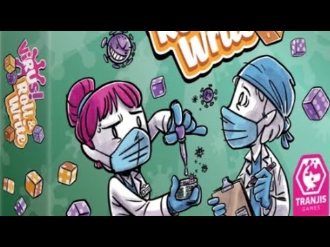 Видео: Вирус! на кубиках Настольная игра Virus! Roll & write