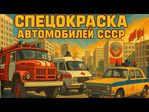 Видео: СССР придумал это первым! СПЕЦОКРАСКА автомобилей