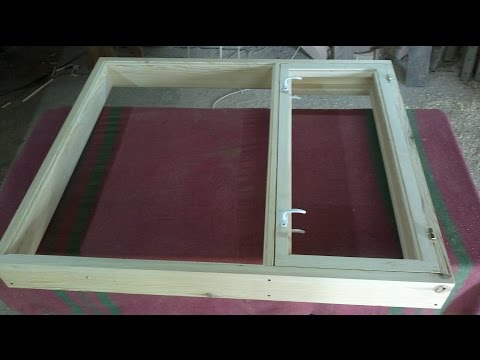 Видео: Простое деревянное окно / Simple wooden window