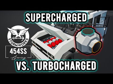 Видео: Увеличение мощности SUPERCHARGER и TURBO в Stormworks