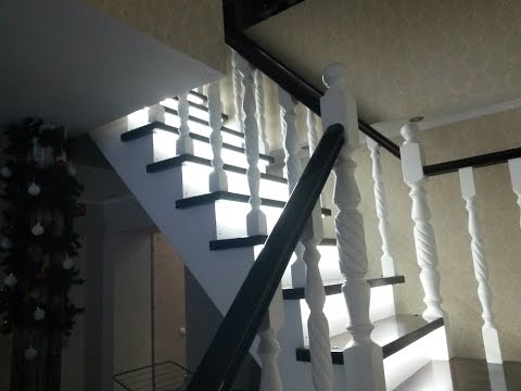 Видео: Светодиодная подсветка лестницы. Часть 1