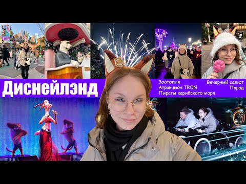 Видео: Диснейлэнд в Шанхае | Мечта сбылась! Зоотопия, аттракцион TRON, диснеевские герои и многое другое