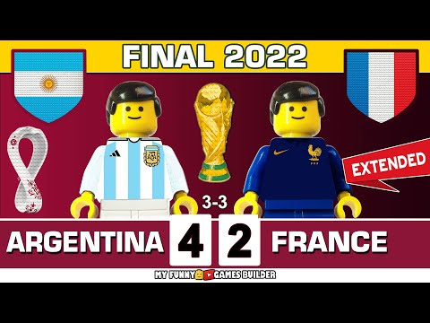 Видео: World Cup Final 2022 • Argentina vs France 4-2 (3-3) • All Goals & Extеndеd Hіghlіghts Lego Football