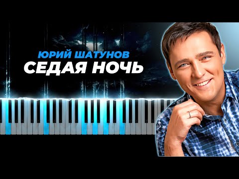 Видео: Как бы звучала "Седая Ночь" с другими аккордами на пианино - Шатунов караоке