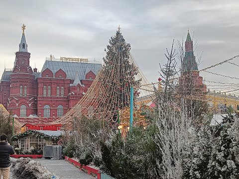 Видео: Новогодняя Москва! Как мы встретили 2024 год? Карта желаний. Новогодние закуски.