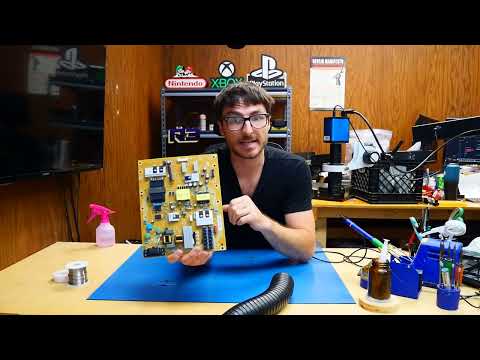 Видео: Нет питания Ремонт блока питания Vizio D55UN-E1 PLTVHU401XABV