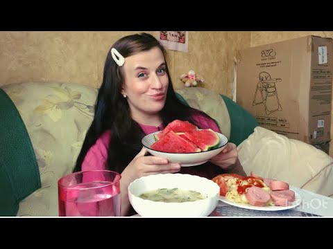 Видео: МУКБАНГ КУРИНЫЙ СУПЧИК/ САРДЕЛЬКА С РОЖКАМИ #asmr #mukbang #eating #food #breakfast 