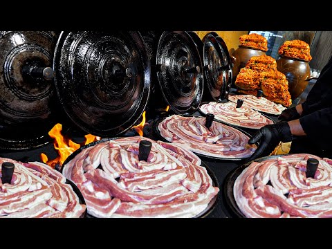 Видео: Один из 9 лучших BBQ в мире! Обязательно попробуйте корейское свиное BBQ, Самгёпсаль
