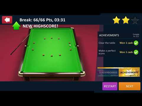 Видео: Snooker Stars. IOS. Прохождение уровней.