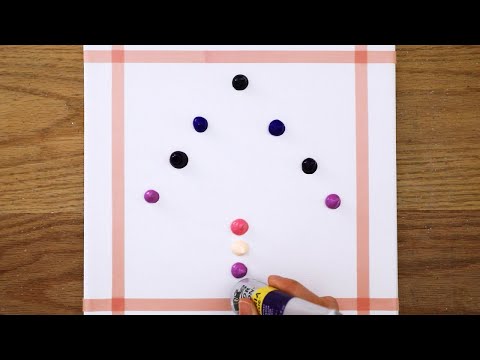 Видео: Пейзажная живопись Аврора | Пошаговая картина акрилом #217