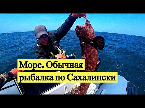 Видео: Море. Обычная рыбалка по Сахалински. Поймал и съел знатное чудовище