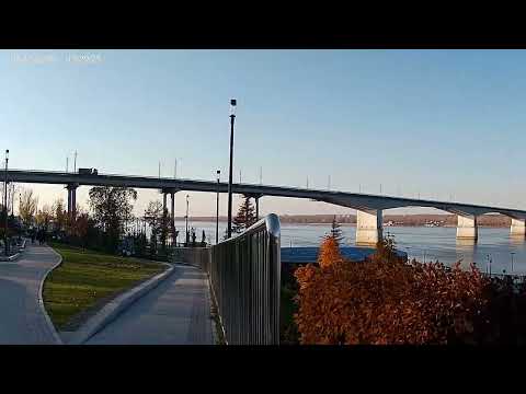 Видео: ##Прогулка. #Галерея.  #Набережная с продолжением до Мотовилихинского завода.  #Октябрь. #Музыка.