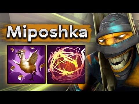 Видео: Мипошка на Шадоу Шамане ловит по всей карте! - Miposhka Shadow Shaman 7.35 DOTA 2