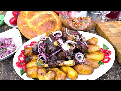 Видео: Казан-Кебаб из Баранины и Картошки в Казане — Вкуснее шашлыка — Сочное Мясо.