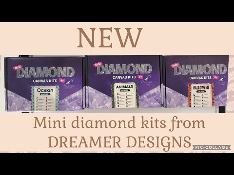 Видео: Новинка!! Мини-наборы для алмазной вышивки от Dreamer Designs