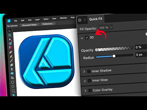 Видео: Affinity Designer QuickFX | Все 10 с объяснениями