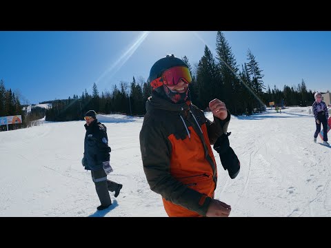 Видео: ОТЛИЧНЕЙШЕЕ закрытие горнолыжного сезона. Гора Белая. GoPro