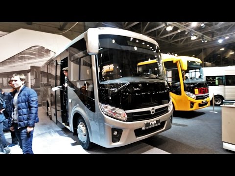 Видео: "футбольный" МАЗ и "лакшери" ПАЗ: автобусный салон 2016 (часть 2)