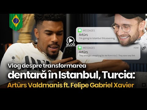 Видео: 🤍 Влог о стоматологической трансформации в Стамбуле: Артурс Валдманис и Фелипе Ксавье