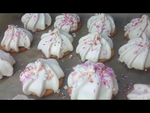 Видео: Печенье словно тает во рту! "ВОЗДУШНЫЙ ПОЦЕЛУЙ" Печенье Пирожное