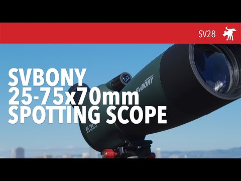 Видео: Бюджетная зрительная труба SVBony SV28 25-75x70