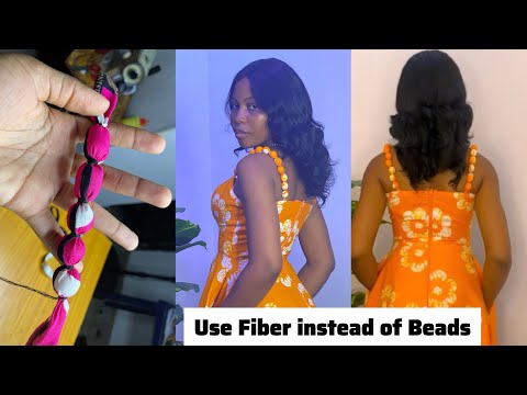 Видео: Как сделать этот вязаный рукав, используя волокна вместо бусин