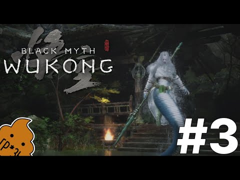 Видео: ShitPlay 💩 Black myth Wukong #3 - Задушили змею. Бао-ли-гу-лан. Гуан-моу. Сюцай в белых одеждах.