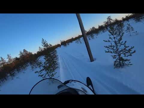 Видео: Снегоход Polaris WT LX с двигателем Suzuki k6a, новый вариатор