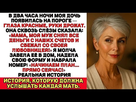 Видео: В 2 ночи дочь постучала в дверь — её муж опустошил счёт и сбежал с любовницей, а я…