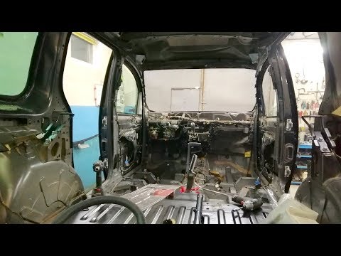 Видео: Renault Kangoo. Разборка салона. Снятие торпеды. Вырезка стекла.
