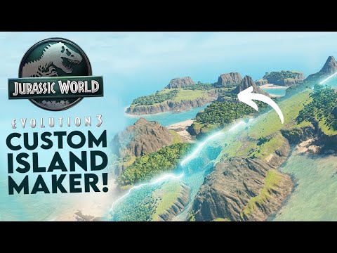 Видео: ЭТО РЕАЛЬНО! СПЕЦИАЛЬНЫЙ СОЗДАТЕЛЬ ОСТРОВОВ для Jurassic World Evolution 3! Все новости и информация