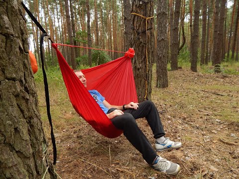 Видео: 🌲 Гамак кресло "ЛЕНИВЕЦ " HAMMOCK VELOTURIST 🌲 /hammock chair/