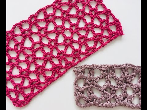 Видео: Ажурный узор крючком//Узор в копилку.