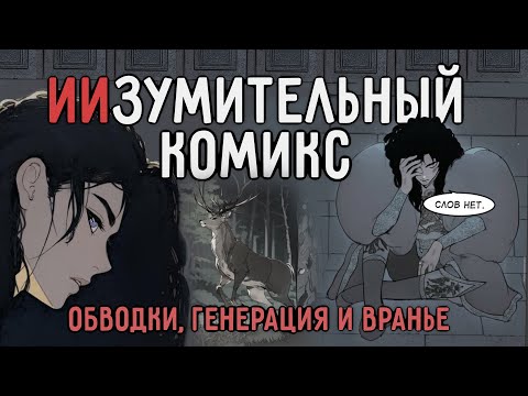 Видео: ИИзумительный комикс | обводки, генерация и вранье